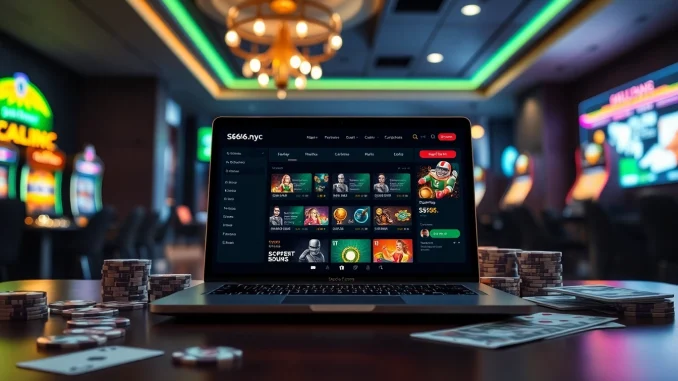 S666.nyc modern online gambling platform showcasing enticing games and betting options.