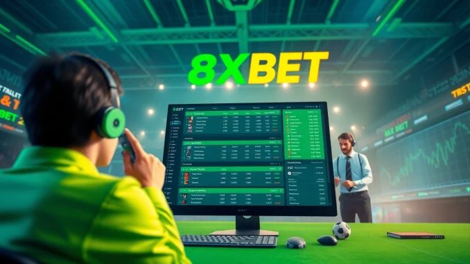 Explore the engaging sports betting interface of 8xbet.com.se, highlighting dynamic odds and user-friendly features.