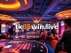 Engaging image of diverse players at tk88win.live casino gaming tables, featuring vibrant action and friendly staff.