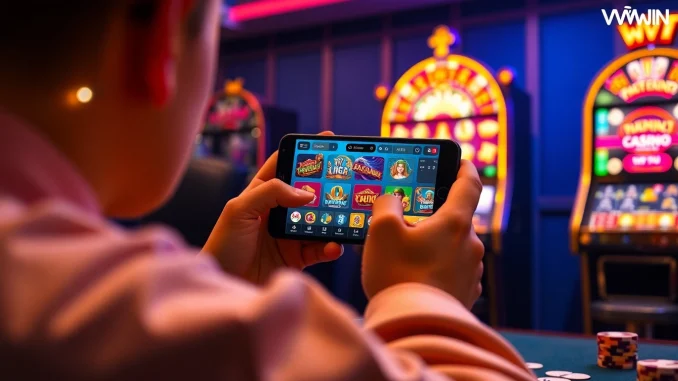 Experience the excitement of online gaming at vvvwin88.live with vibrant casino visuals and engaging user interfaces.