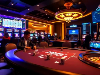 Experience thrilling gameplay at https://go88.finance/ with high-stakes poker and vibrant slot machines.