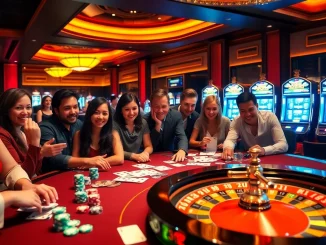Experience thrill at https://32wincasino.com/ with vibrant casino tables and engaging players.